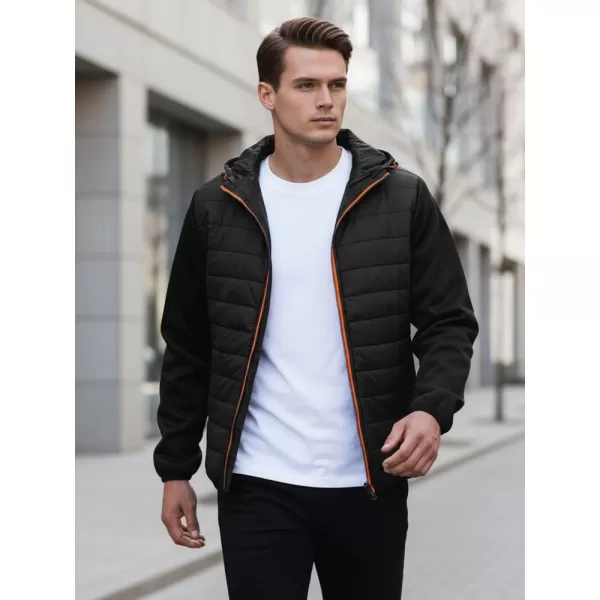  Pánska bunda DSTREET TX3785 ČIERNA 