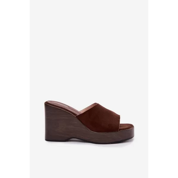  Dámske šľapky BOTO RAVELIA 41349 BROWN 