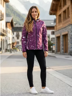 Dámska softshellová bunda premium ALTISPORT VOJ/ALW034JACK01 FUCHSIOVÁ