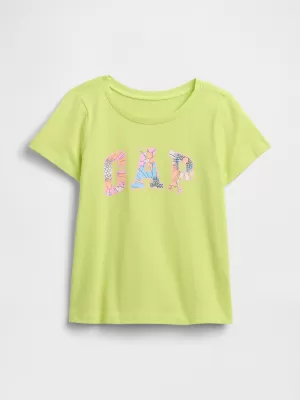 Detské tričko GAP LOGO TEE 768901-01 SUPERLIME