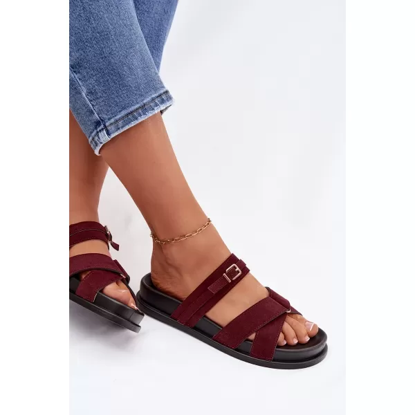  Dámske šľapky BOTO SELORINA 41592 BURGUNDY 