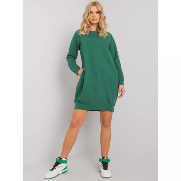  Dámske šaty BASIC FEEL GOOD RV-TU-5184.93P DARK GREEN 