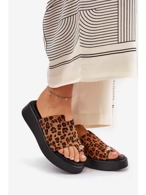 Dámske sandále BOTO SAQESSE 36267 LEOPARD