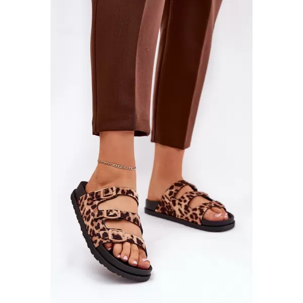  Dámske šľapky BOTO ULIRI 36081 LEOPARD 