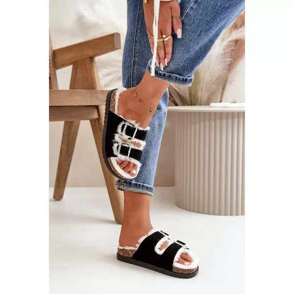  Dámske šľapky BOTO EZILENA 33315 BLACK 