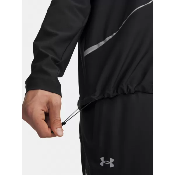  Pánska bunda UNDER ARMOUR UA UNSTOPPABLE WOVEN JACKET ČIERNA 