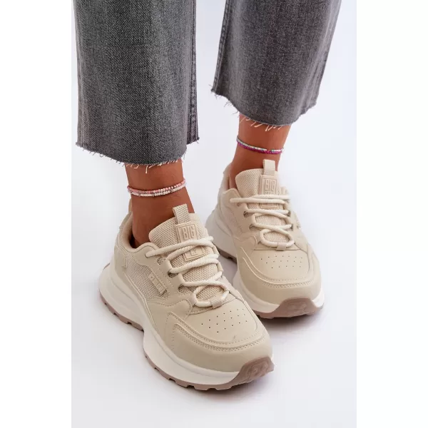  Dámske tenisky BIG STAR NN274A105 BEIGE Big Star Shoes 