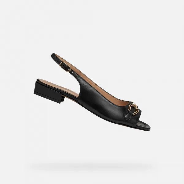  Dámske sandále GEOX NEW ERAKLIA 15 G012993 ČIERNA 