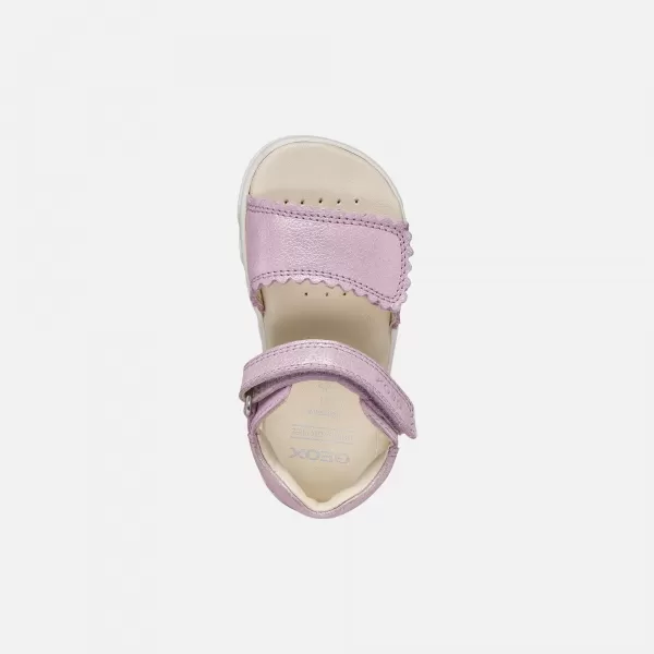  Dievčenské sandále GEOX SANDAL STEPPIEUP B656QB000CRC8020 RUŽOVÁ 