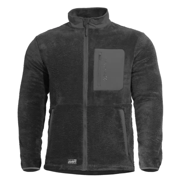  Mikina PENTAGON GRIZZLY FULL ZIP JACKET | K09030 ČIERNA 