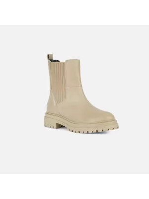 Dámske členkové čižmy GEOX IRIDEA G008034 BÉŽOVÁ
