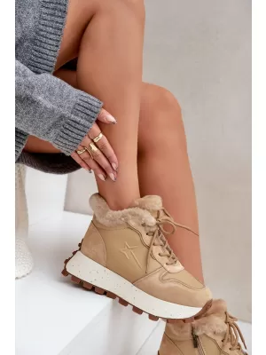 Dámske topánky BIG STAR OO274A330 BEIGE Big Star Shoes