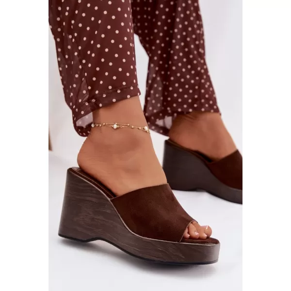  Dámske šľapky BOTO RAVELIA 41349 BROWN 