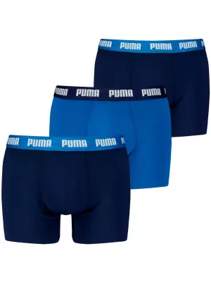 Pánske boxerky PUMA MEN EVERYDAY BOXER 3P 938327-04 MODRÁ KOMBINÁCIA