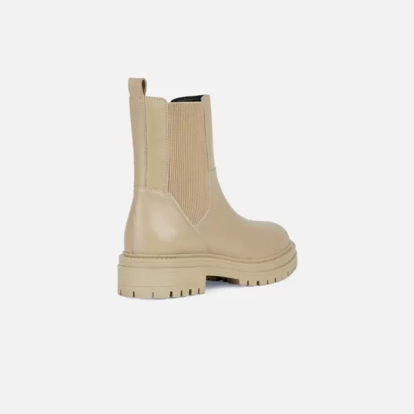  Dámske členkové čižmy GEOX IRIDEA G008034 BÉŽOVÁ 