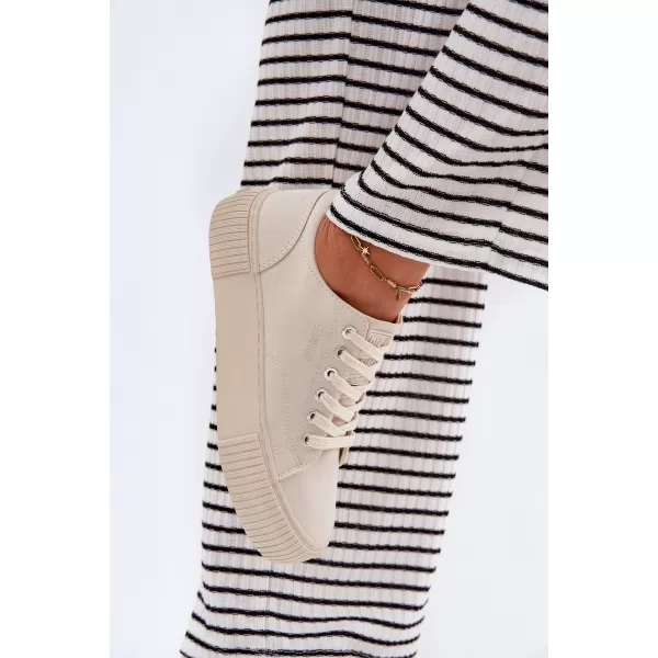  Dámske tenisky BIG STAR RR274407 BEIGE Big Star Shoes 