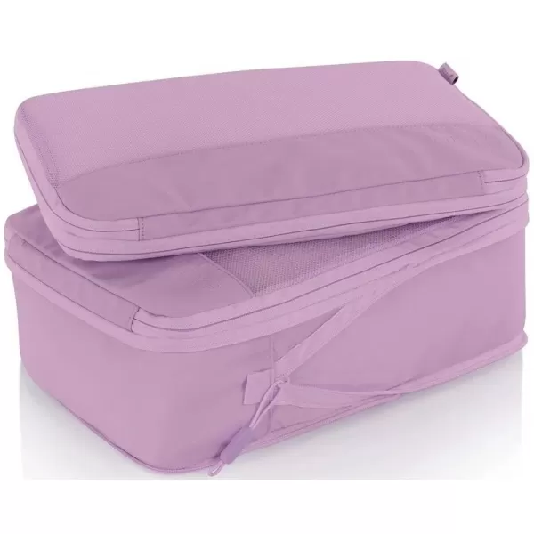  Kufor HEYS Ecotex Compression Packing Cube 4 Pc Set LILAC BLOSSOM 
