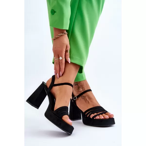  Dámske sandále BOTO VERDA 24605 BLACK 