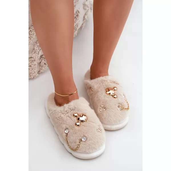  Dámske šľapky BOTO IVELFEDI 35010 BEIGE 