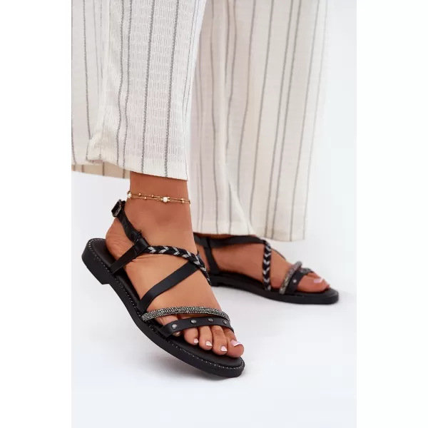  Dámske sandále VINCEZA 17379 BLACK 