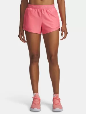 Dámske kraťasy UNDER ARMOUR TECH PLAY UP SHORTS 1389882-600 RUŽOVÁ