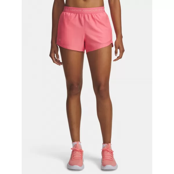  Dámske kraťasy UNDER ARMOUR TECH PLAY UP SHORTS 1389882-600 RUŽOVÁ 