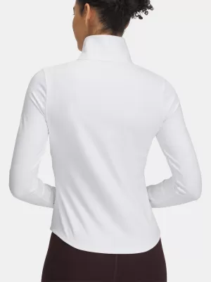 Dámske tričko UNDER ARMOUR MOTION 1/2 ZIP EMEA 6001618-100 BIELA