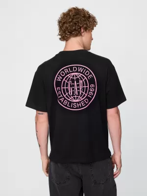 Pánske tričko GAP LOGO TEE 765029-00 TRUE BLACK