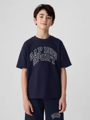 Detské tričko GAP LOGO CREW TOP 432540-02 NAVY UNIFORM
