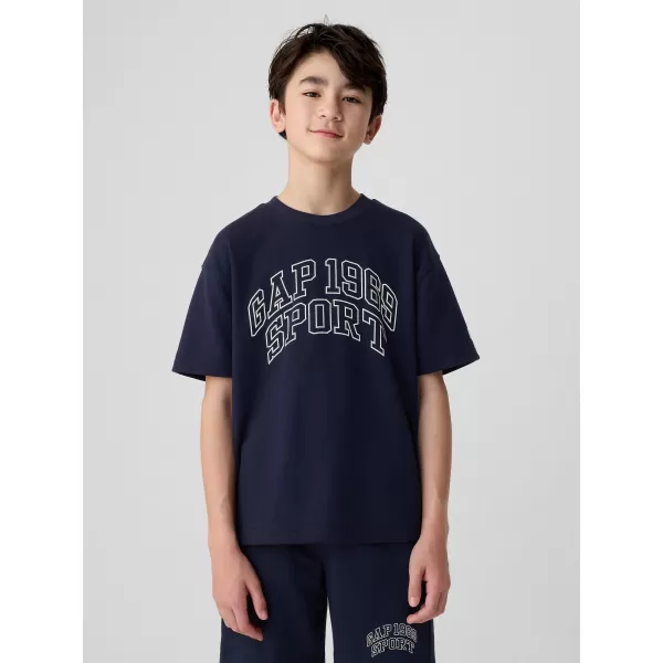  Detské tričko GAP LOGO CREW TOP 432540-02 NAVY UNIFORM 
