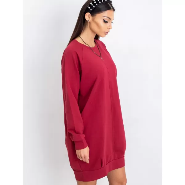  Dámske šaty BASIC FEEL GOOD RV-TU-5184.93P BURGUNDY 