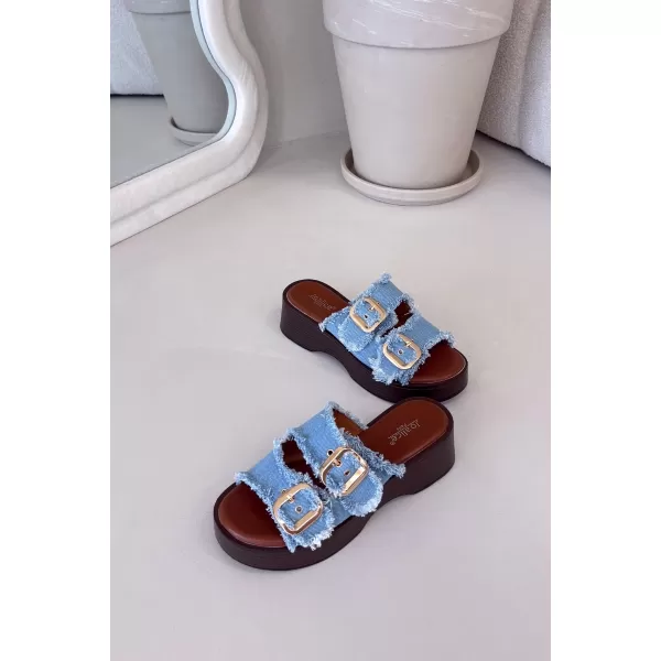  Dámske šľapky BOTO RENELISSE 41325 LIGHT BLUE 