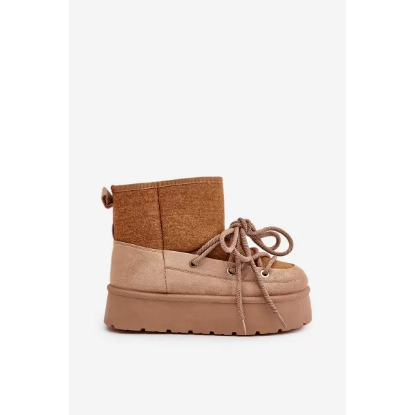  Dámske snehule BOTO MAVORA 34284 KHAKI 