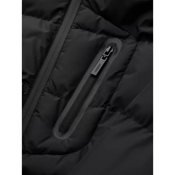  Pánska bunda OMBRE OM-JAHP-0302 ČIERNA 