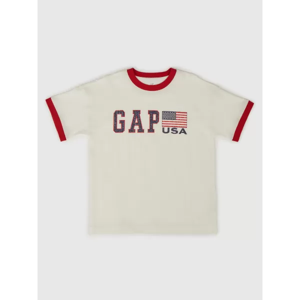  Detské tričko GAP LOGO TEE 779647-00 NEW OFF WHITE 