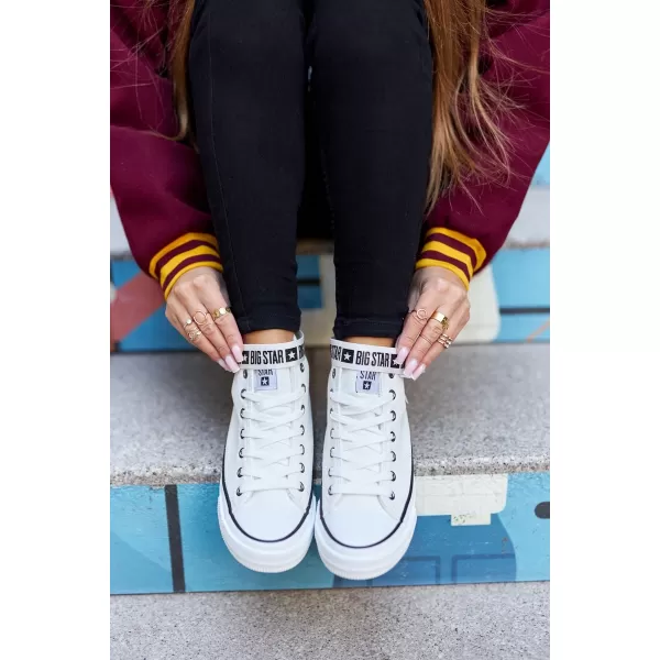 Dámske tenisky BIG STAR GG274027 WHITE Big Star Shoes 