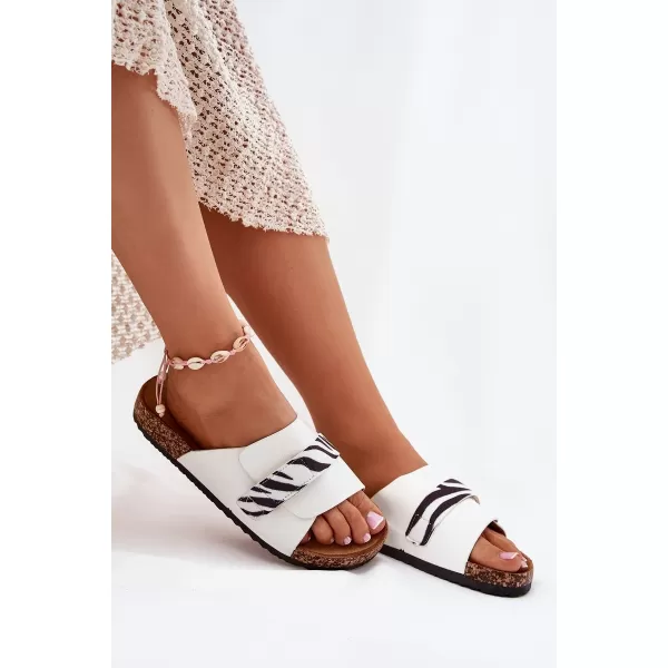  Dámske šľapky BOTO BAYLIN 37785 WHITE 