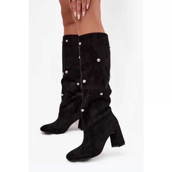  Dámske čižmy BOTO LUCINDA 40117 BLACK 