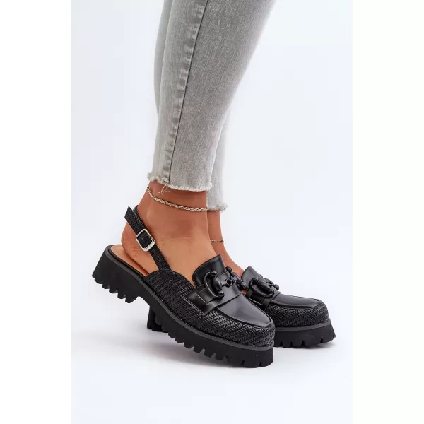  Dámske sandále D&A MR38-656 BLACK 
