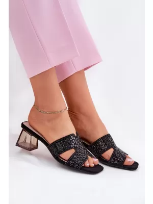 Dámske šľapky VINCEZA 62230 BLACK