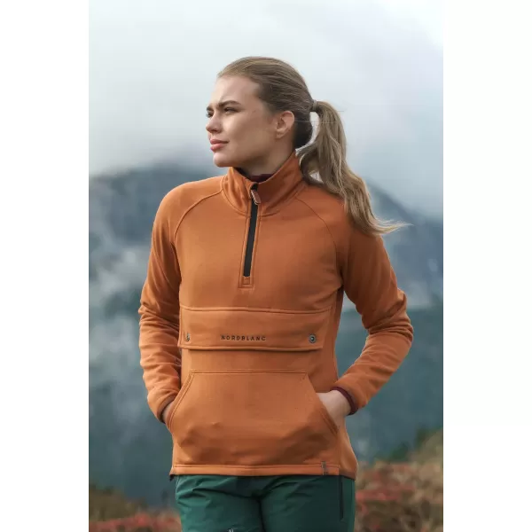  Dámska mikina NORDBLANC INEFFABLE NBSLS8226 HNEDÁ 