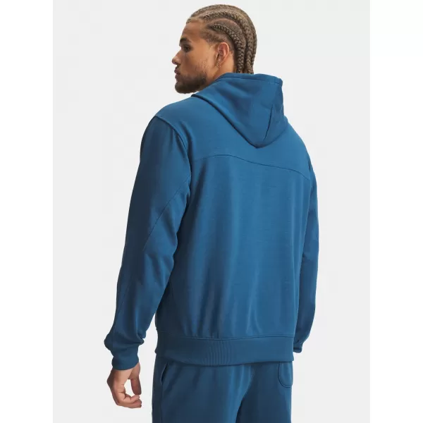  Pánska mikina UNDER ARMOUR UA RIVAL LW HOODIE 6012335-498 MODRÁ 
