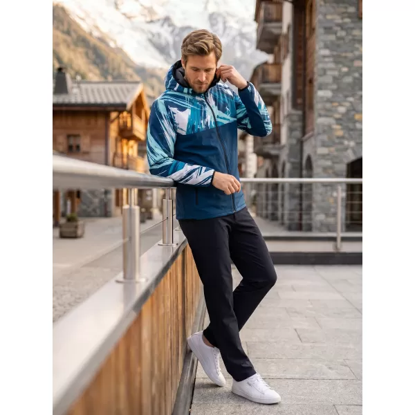  Pánska softshellová bunda premium ALTISPORT VOJ/ALM039JACK01 NÁMORNÁ MODRÁ 
