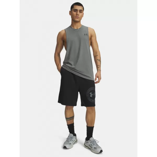 Pánske kraťasy UNDER ARMOUR RIVAL LW GRAPHIC SHORTS 6014689-001 ČIERNA 