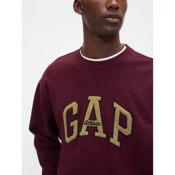 Pánska mikina GAP LOGO SWEATSHIRT 821259-02 TUSCAN RED 