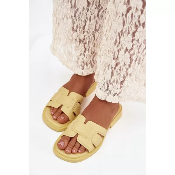  Dámske šľapky BOTO LORANIA 41239 YELLOW 