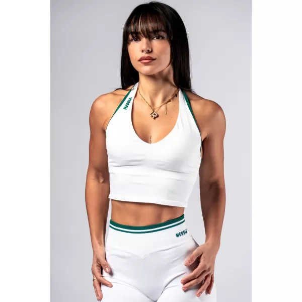  Halter top CLUB DOR 640 WHITE Nebbia 