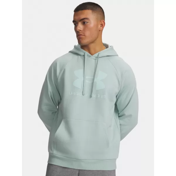  Pánska mikina UNDER ARMOUR RIVAL FLEECE LOGO HD 1379758-477 MODRÁ 