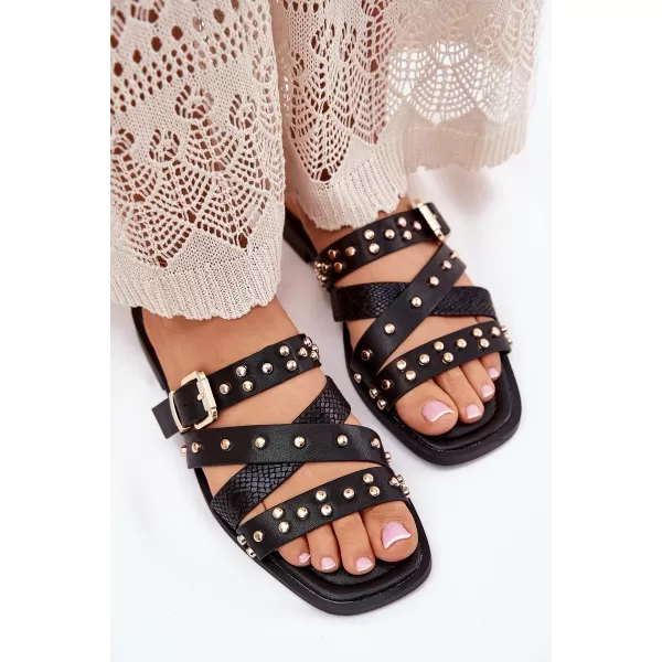  Dámske šľapky BOTO MANITTE 37865 BLACK 
