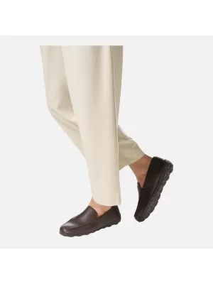 Pánske mokasíny GEOX SPHERICA EC16 G002878 TMAVO HNEDÁ